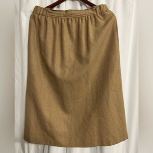 Vintage Evan Picone 100% Wool Skirt 10 International Ladies Workers Union ILGWU